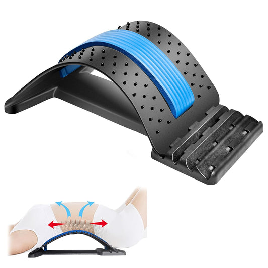 Adjustable Back Stretcher – Lumbar Support Device.