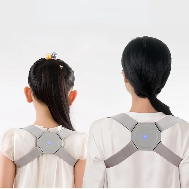 Smart Posture Corrector Brace with Vibration Reminder – Adjustable Back Support for Kids & Adults