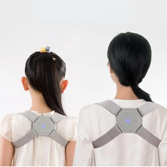 Smart Posture Corrector Brace with Vibration Reminder – Adjustable Back Support for Kids & Adults