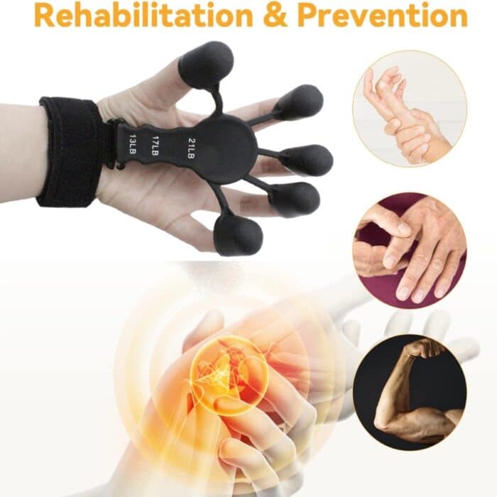 Finger Strengthener Resistance Trainer – Adjustable Hand & Finger Exerciser for Grip, Flexibility, and Rehabilitation