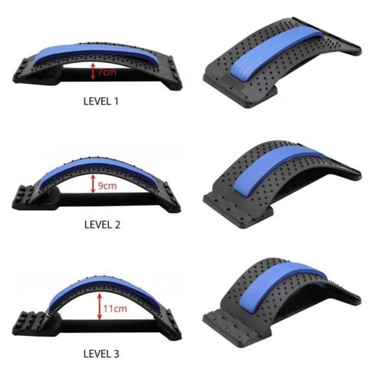 Adjustable Back Stretcher – Lumbar Support Device for Pain Relief, Posture Correction & Spine Alignment