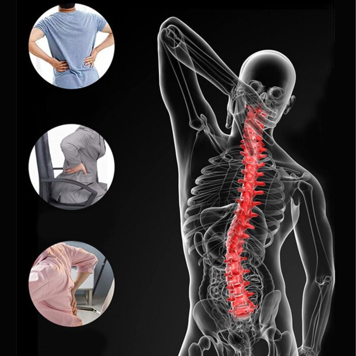 Adjustable Back Stretcher – Lumbar Support Device for Pain Relief, Posture Correction & Spine Alignment